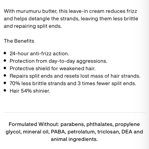 Natura Ekos Mu Rumu Ru Leave-In Conditioner - Picture 6 of 7